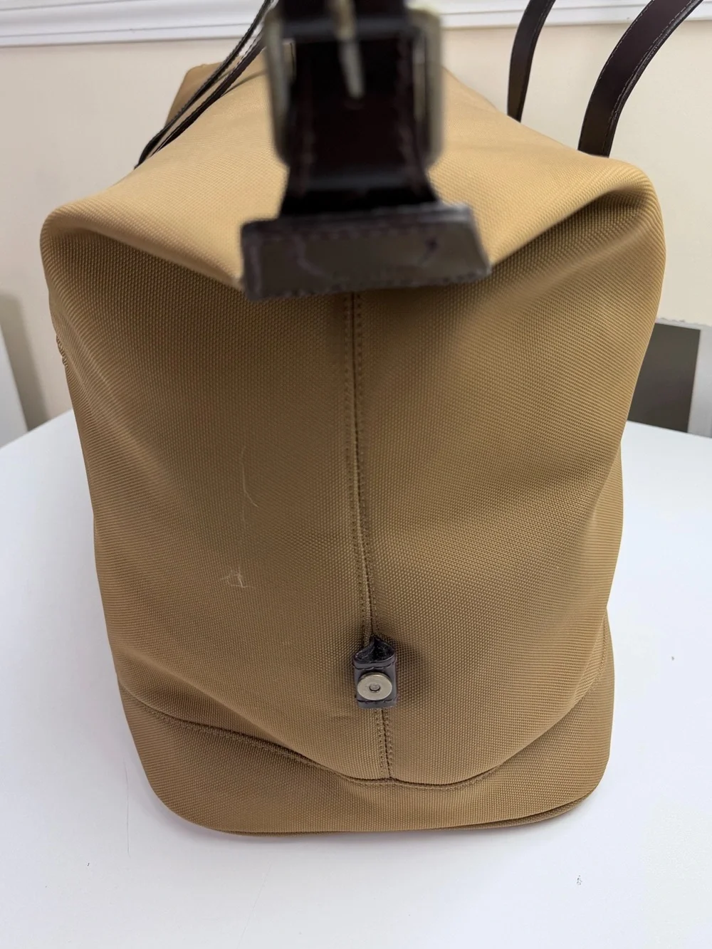 Vintage Polo Ralph Lauren Luggage Duffel Weekender Bag Tan
